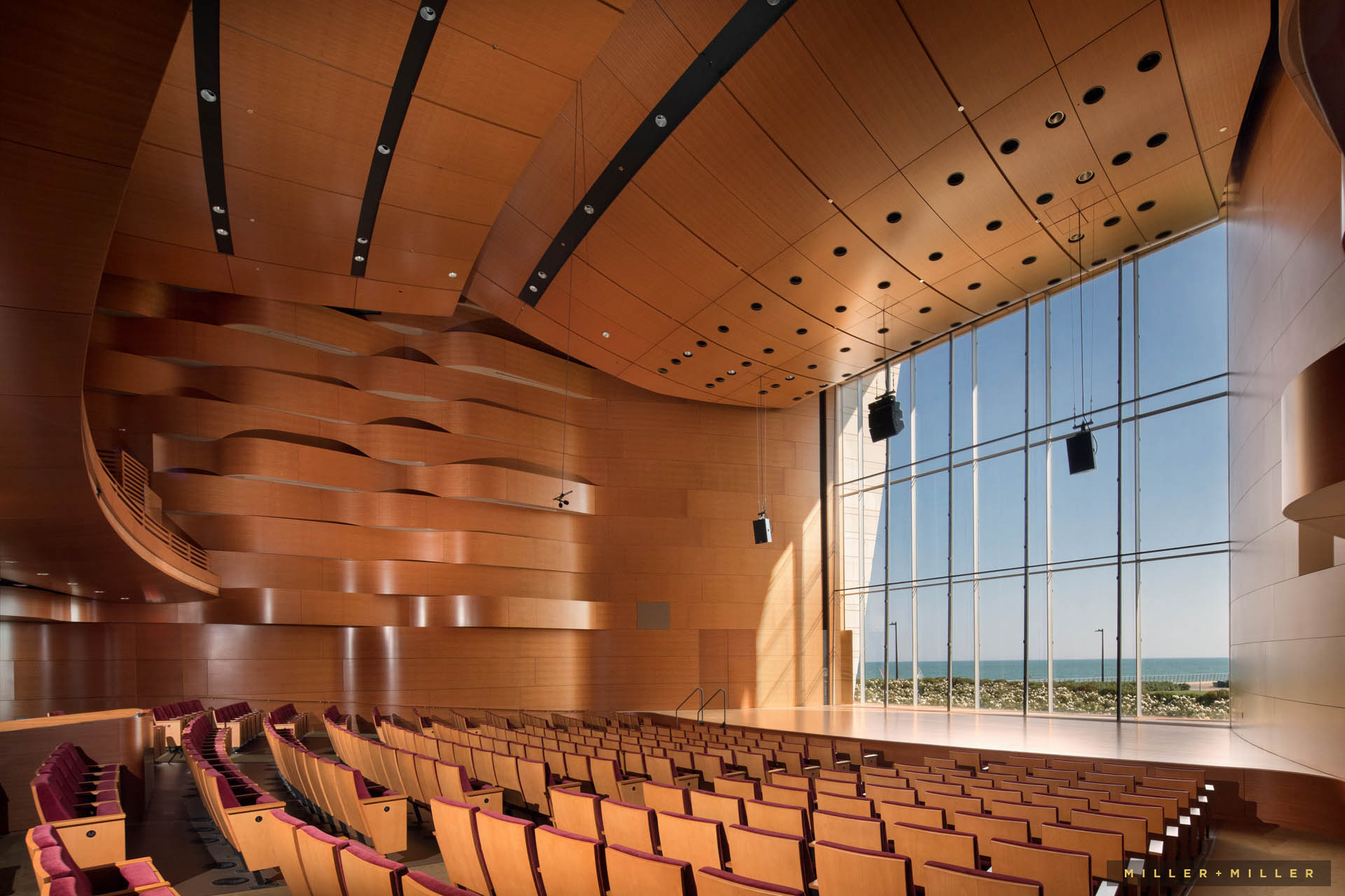 recital hall Northwestern University interior