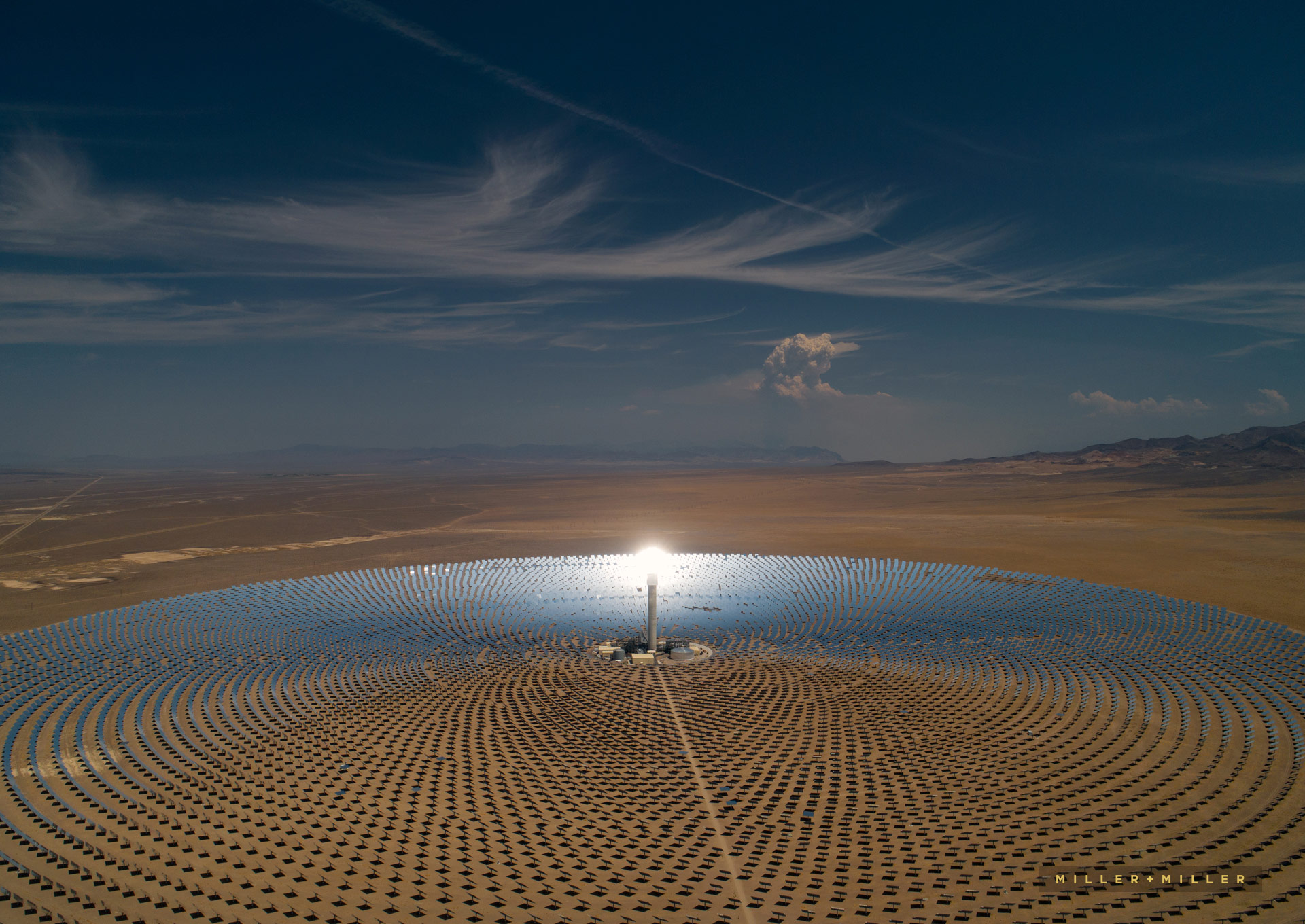 Crescent Dunes Solar Energy Project Tonopah Drone