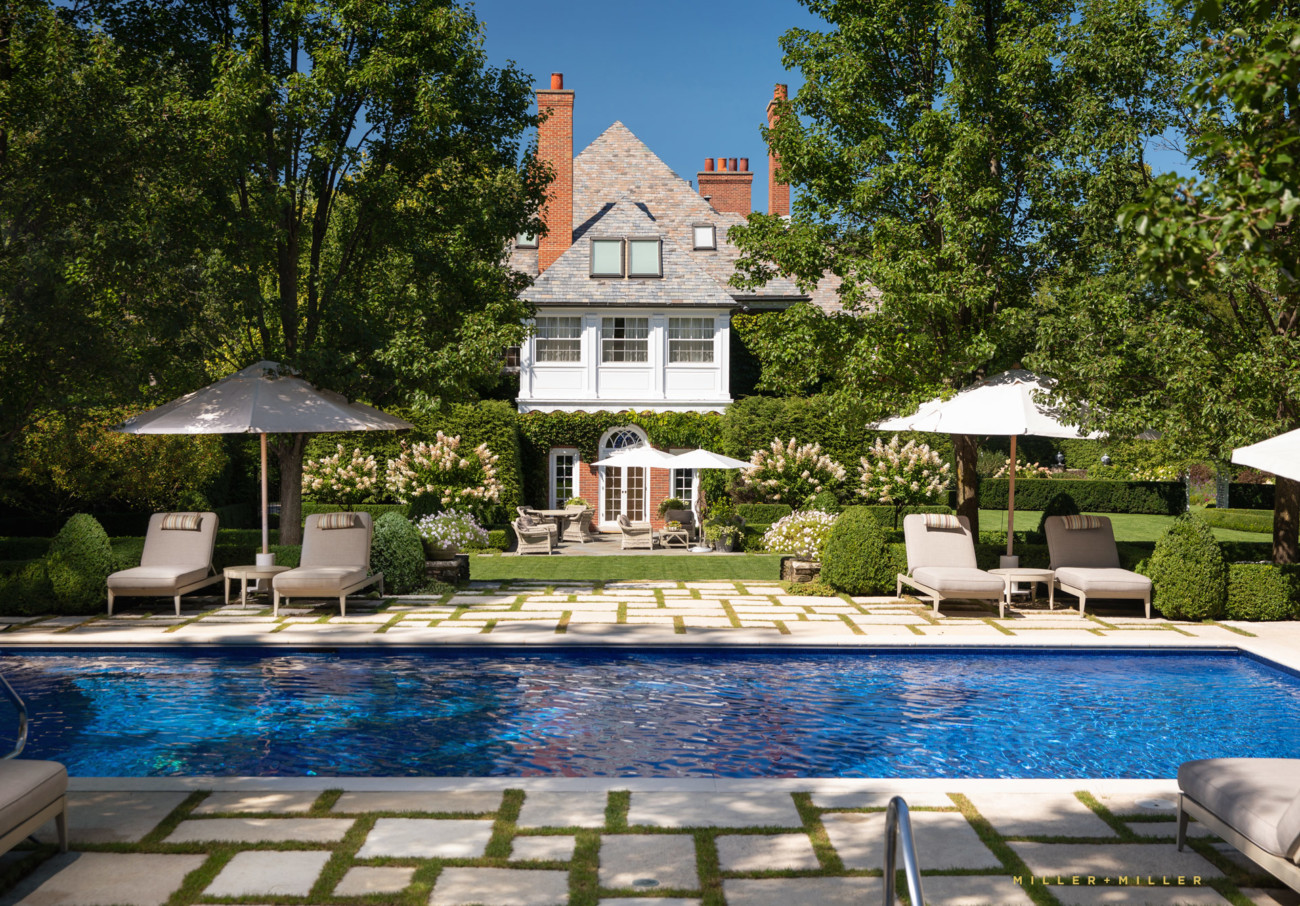 Chicago Illinois Exterior Architectural Photography luxury custom home