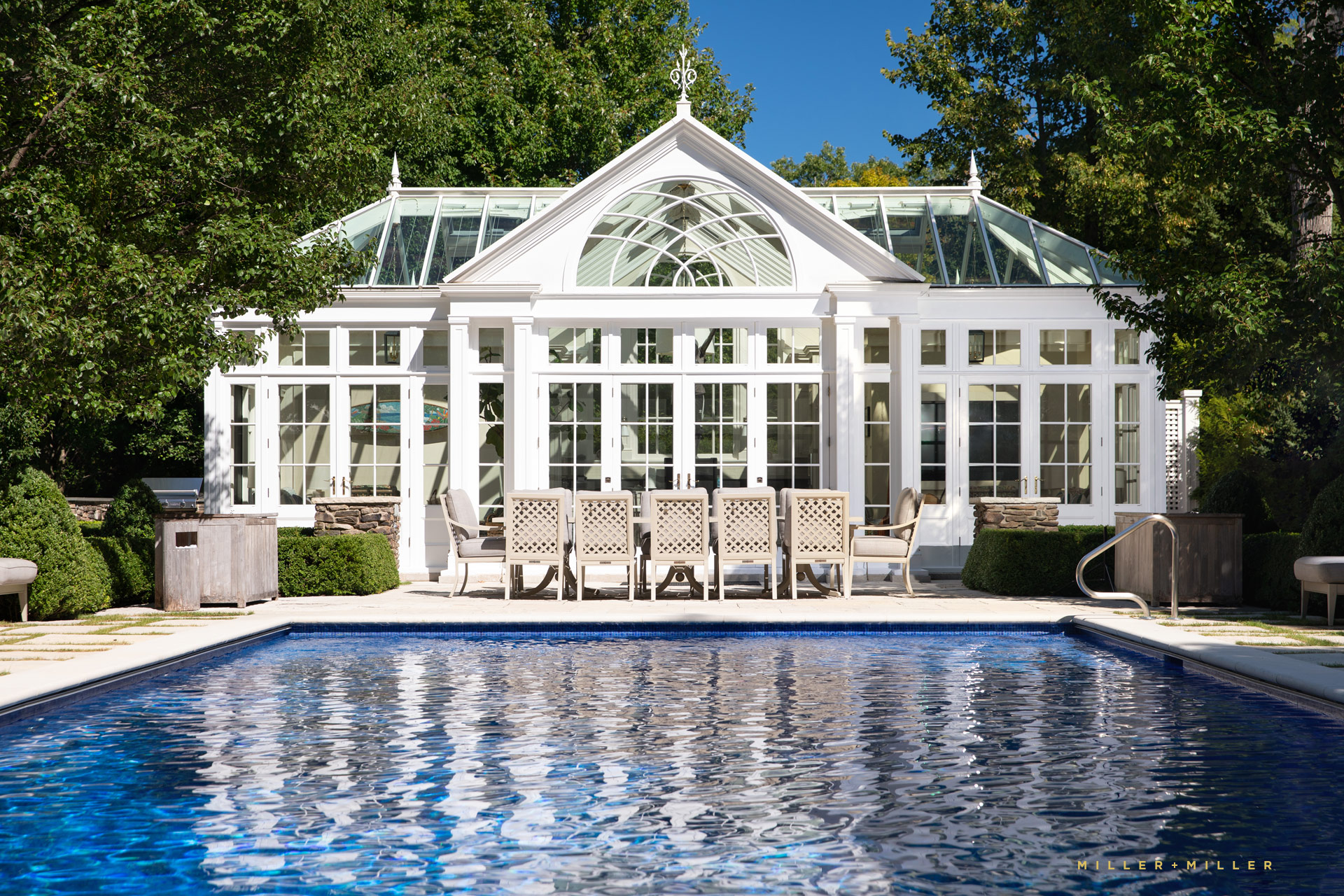 Highland Park Il Custom Glass Luxury Pool House