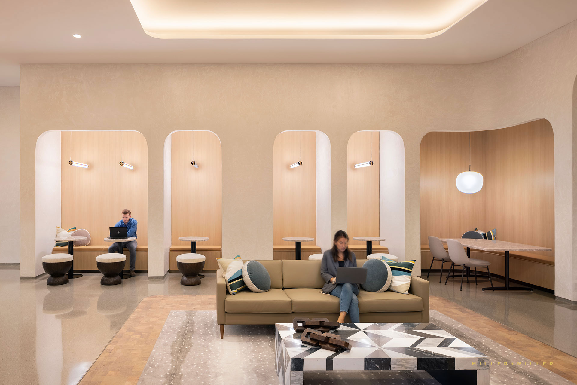 Modern Lounge Office Interior Design GREC Architects