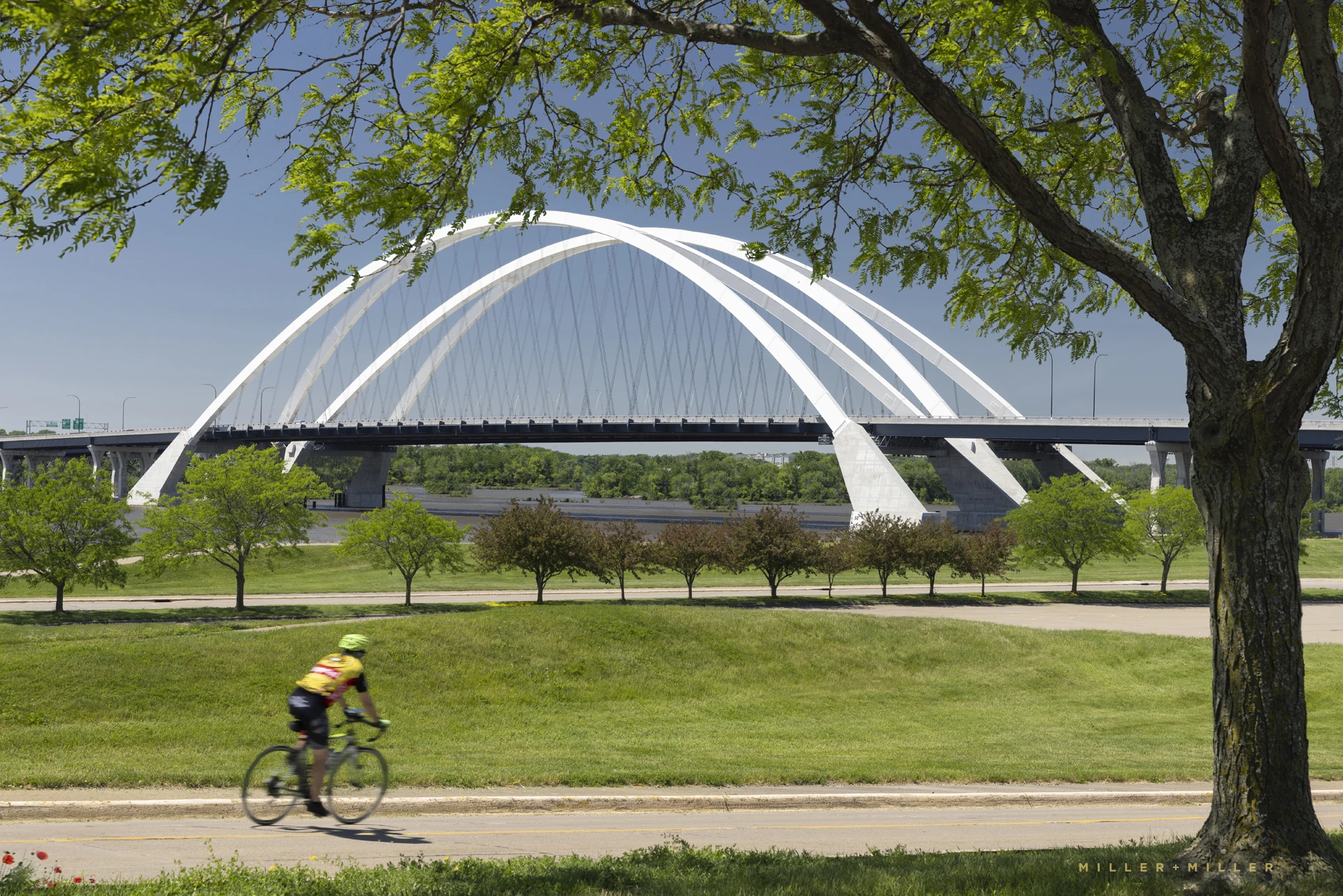 new bridge park bicycle bike path community development