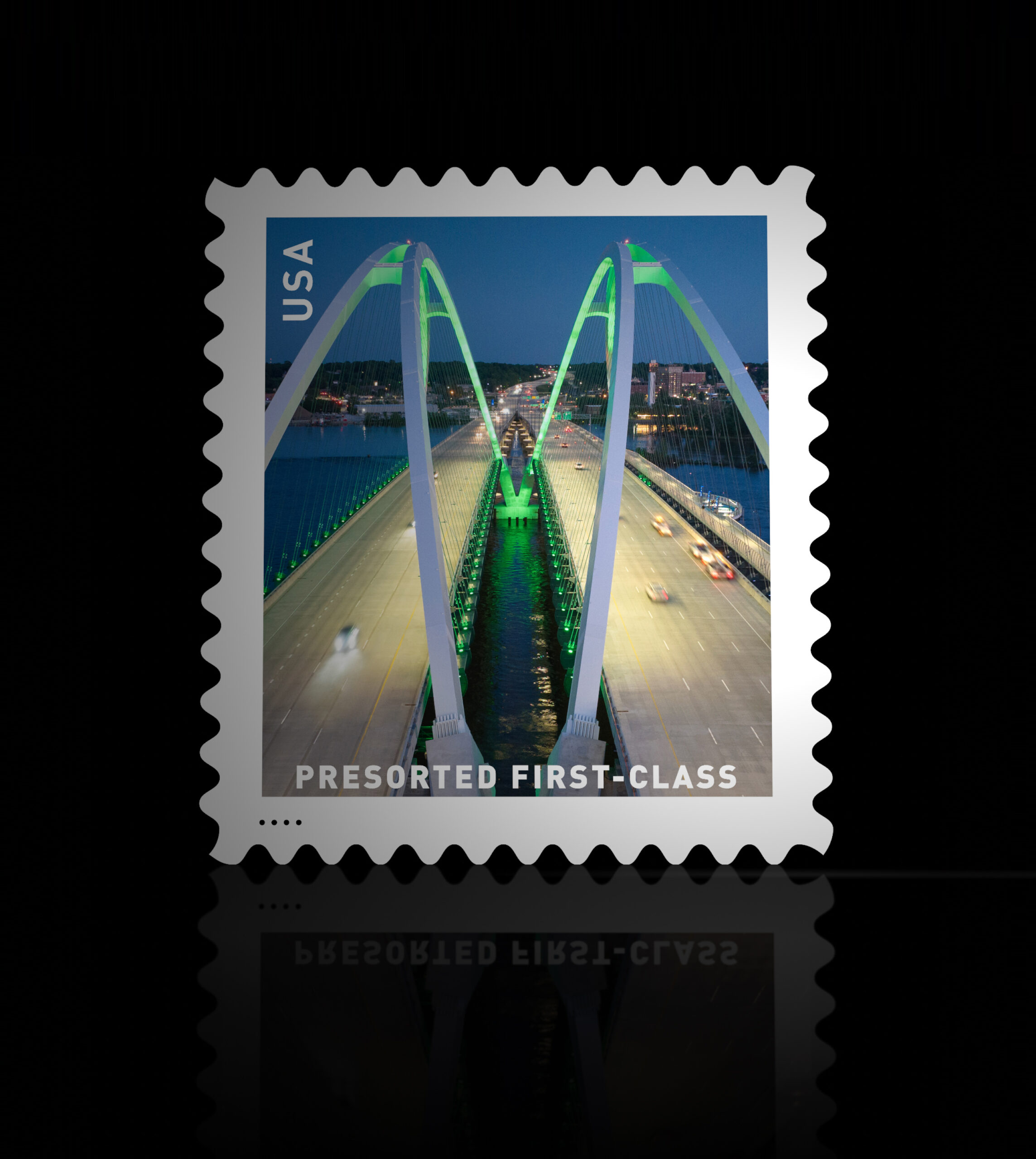 MILLER+MILLER Architectural Photography USPS Stamp I-74 Bridge